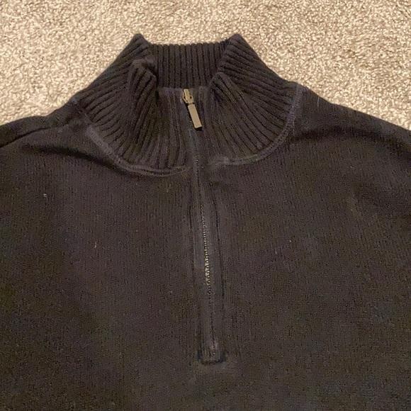 Men’s John Ashford pullover sweater. Black, size M - Picture 4 of 6